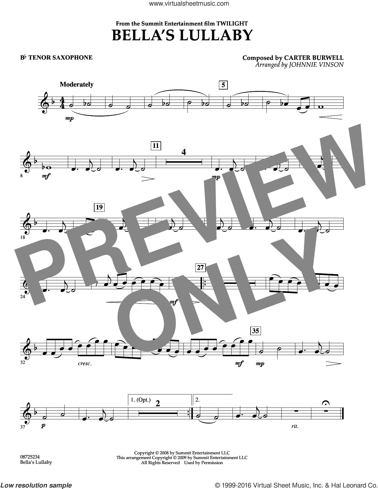 Bella's Lullaby (from Twilight)