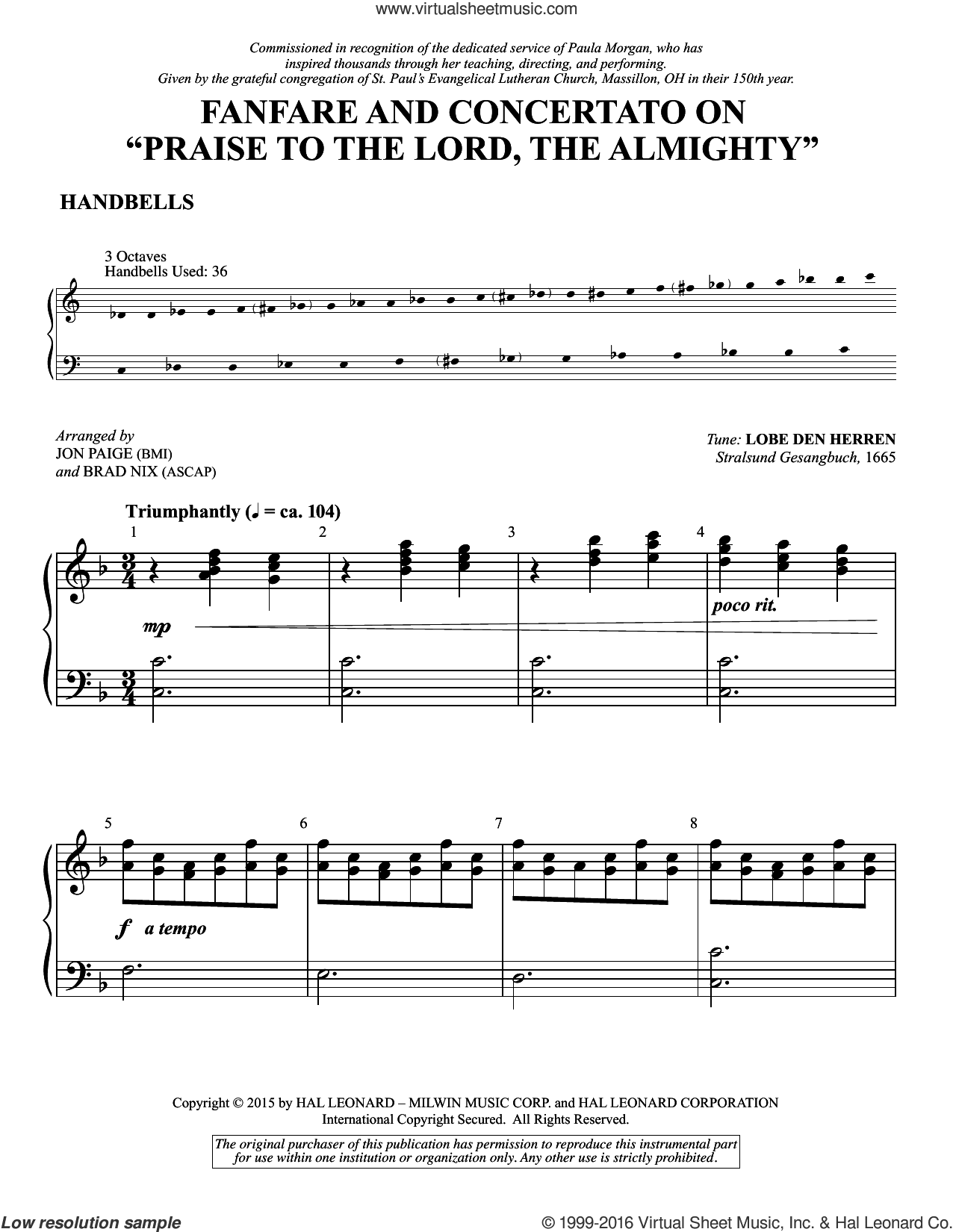 Fanfare and Concertato on "Praise to the Lord, the Almighty"