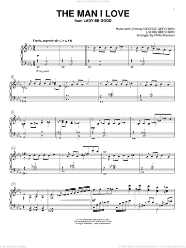The Man I Love (arr. Phillip Keveren)