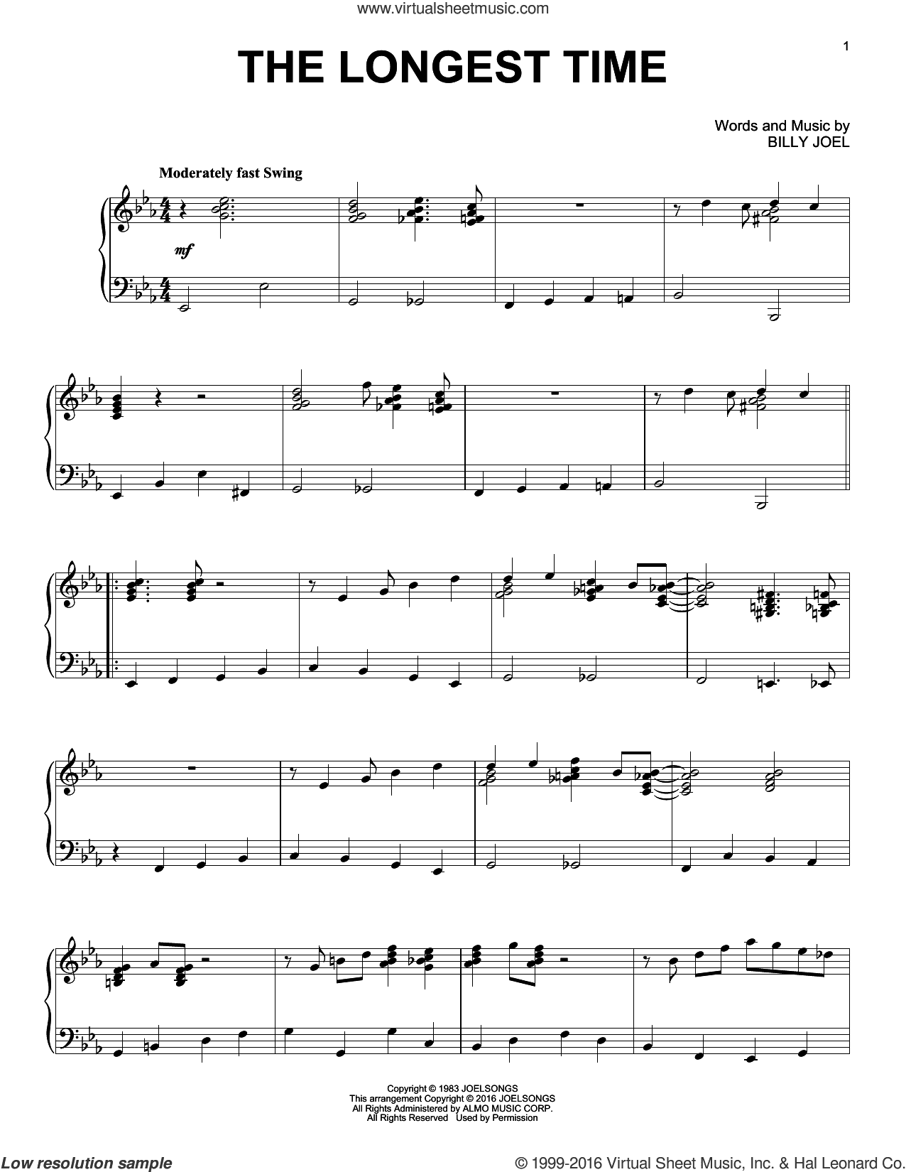 The Longest Time [Jazz version]
