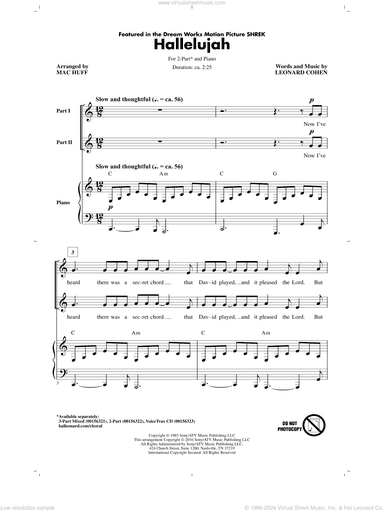 Hallelujah (arr. Mac Huff)
