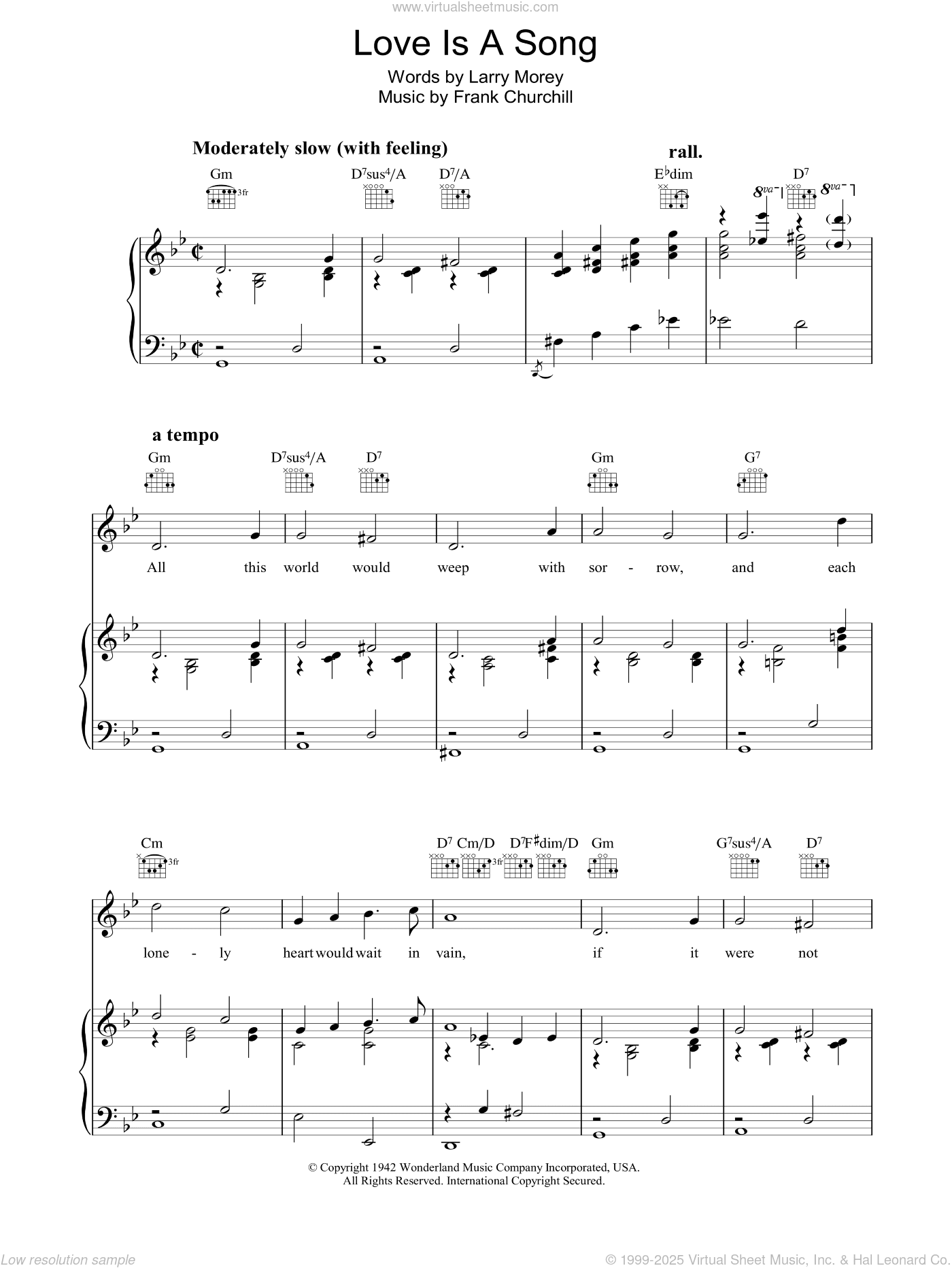Love Is A Song (from Walt Disney's Bambi)