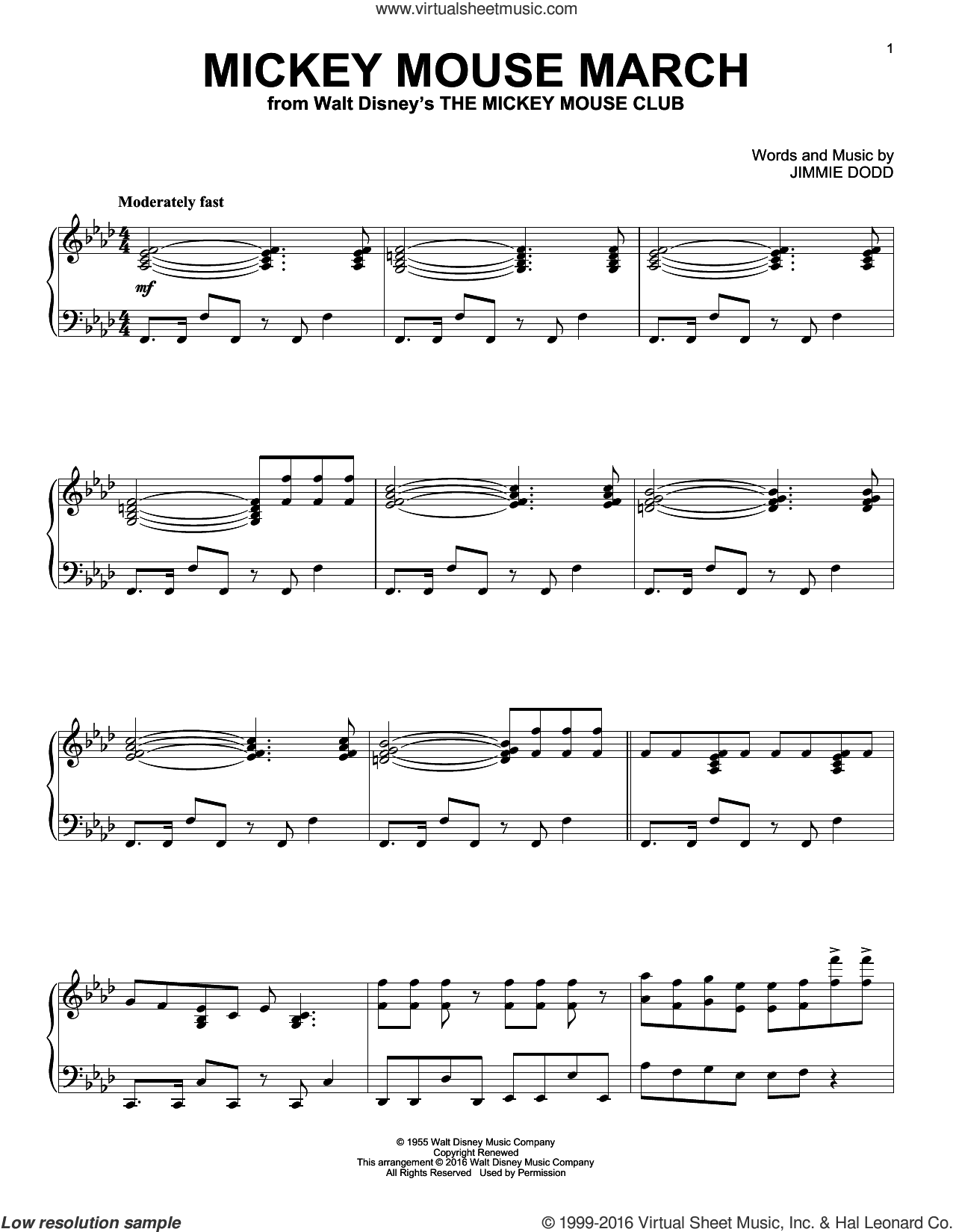 Mickey Mouse March [Jazz version] (from The Mickey Mouse Club)