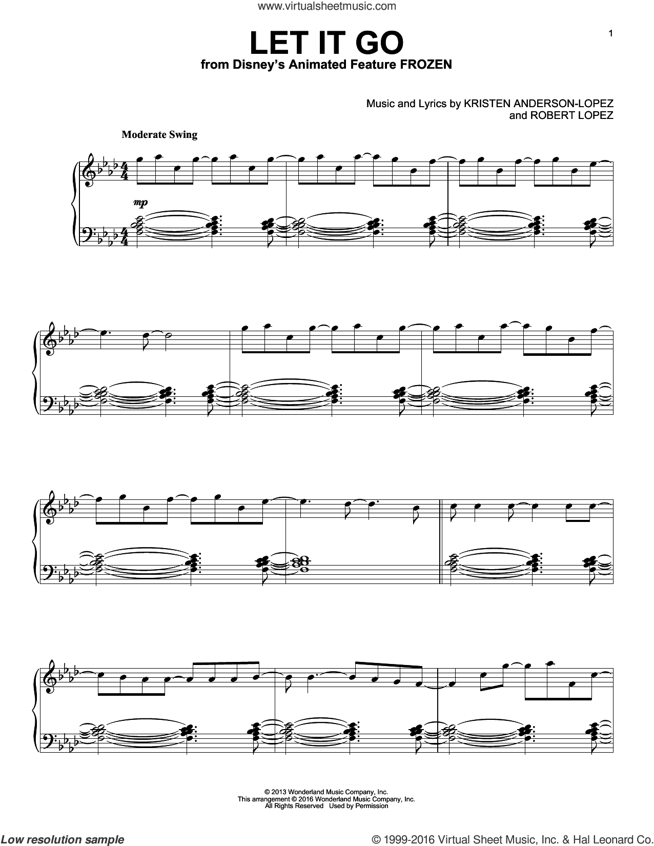 Let It Go [Jazz version] (from Frozen)