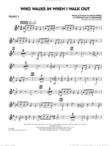 Who Walks In When I Walk Out? (Key: D minor)