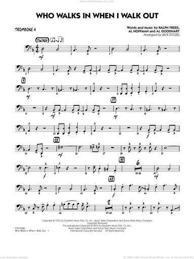 Who Walks In When I Walk Out? (Key: D minor)