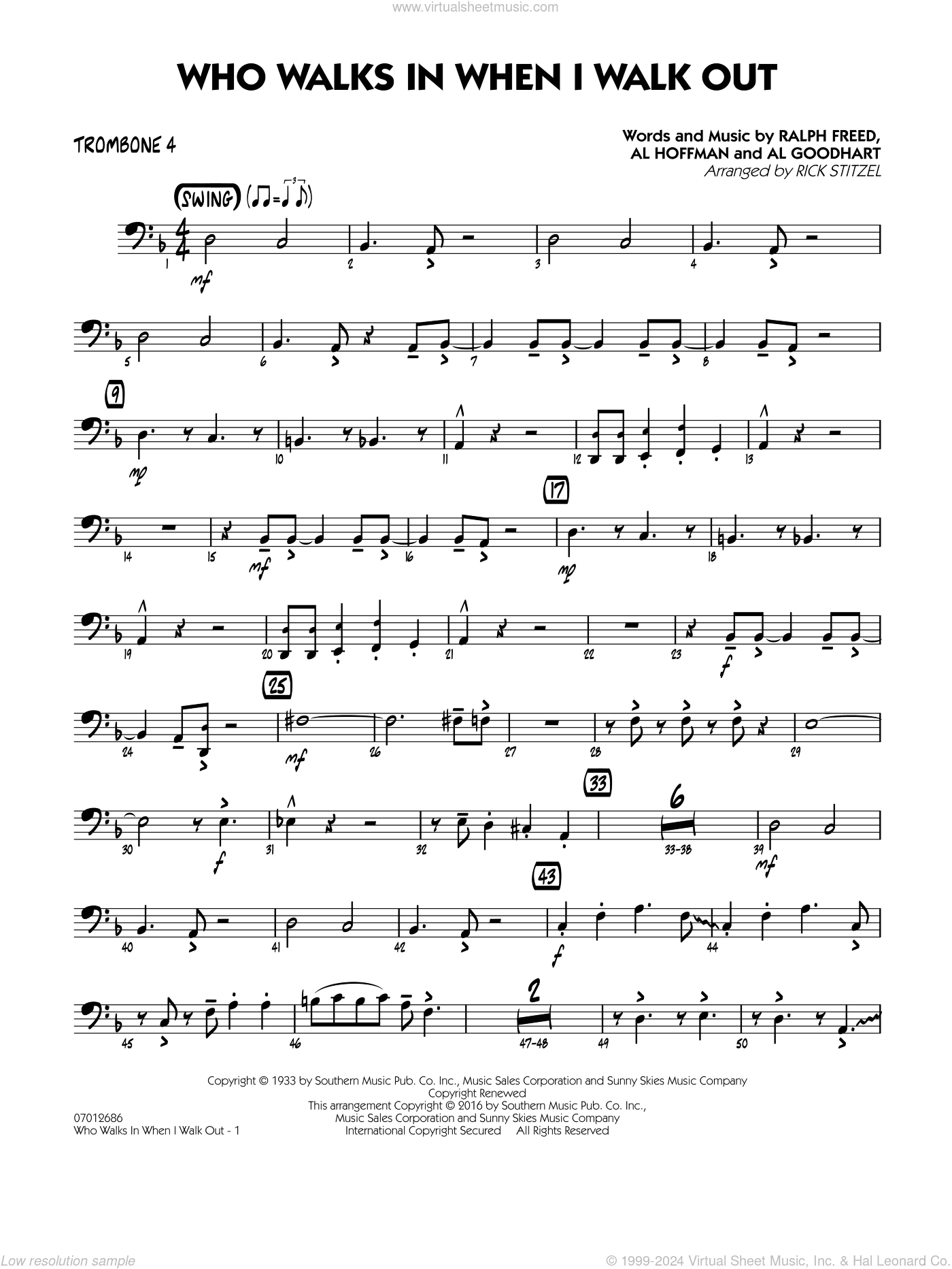 Who Walks In When I Walk Out? (Key: D minor)