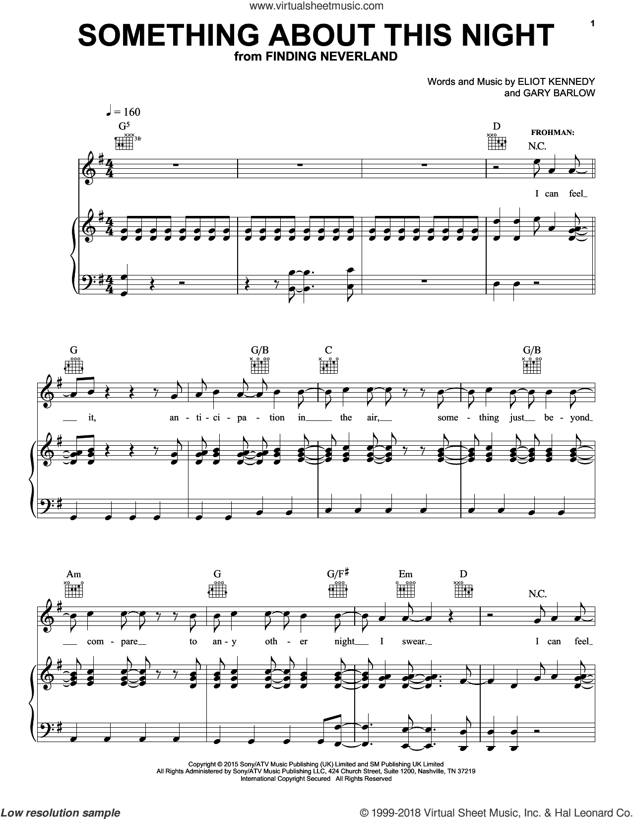 Something About This Night (from Finding Neverland)