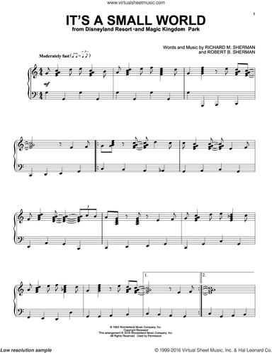 It's A Small World [Jazz version]