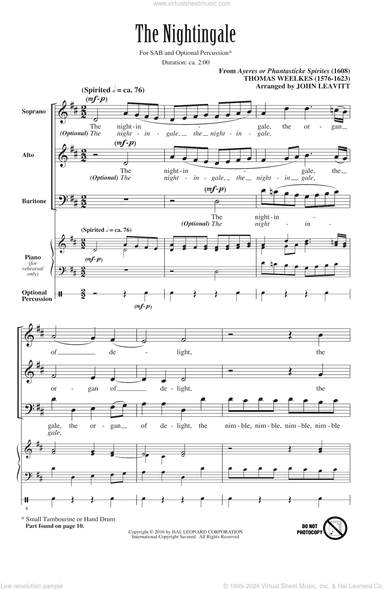 The Nightingale, The Organ Of Delight