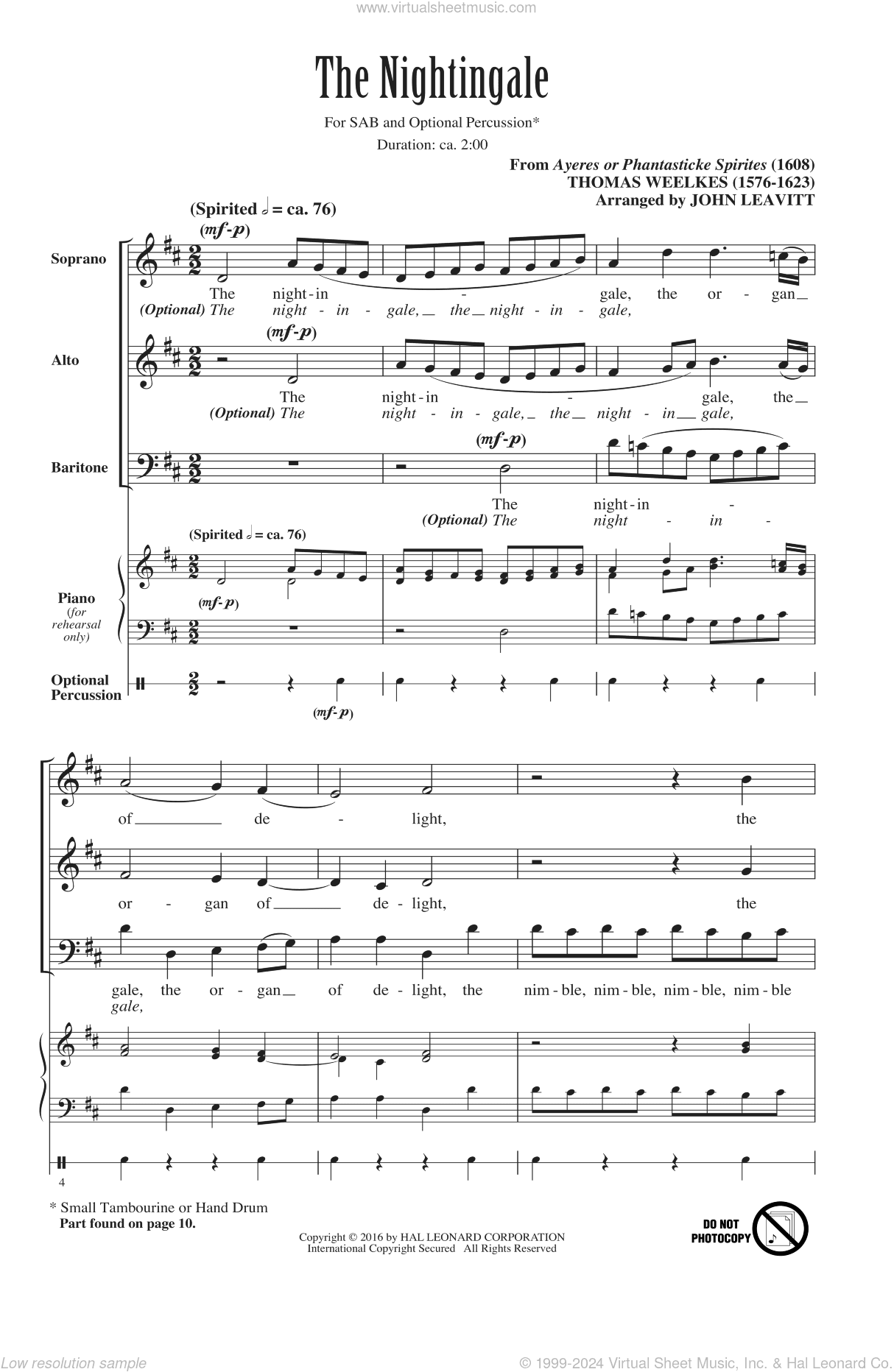 The Nightingale, The Organ Of Delight