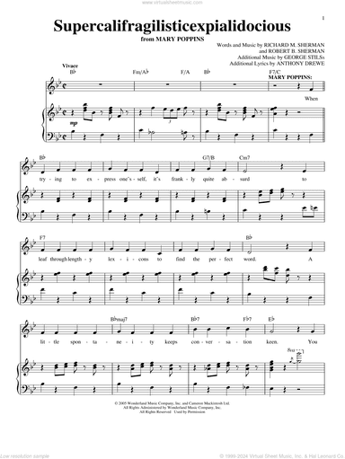 Supercalifragilisticexpialidocious (from Mary Poppins)