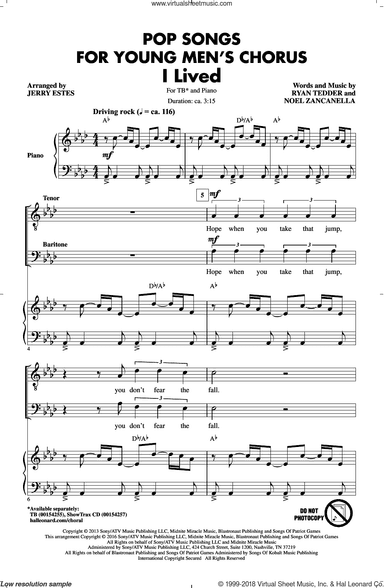 Pop Songs for Young Men's Chorus