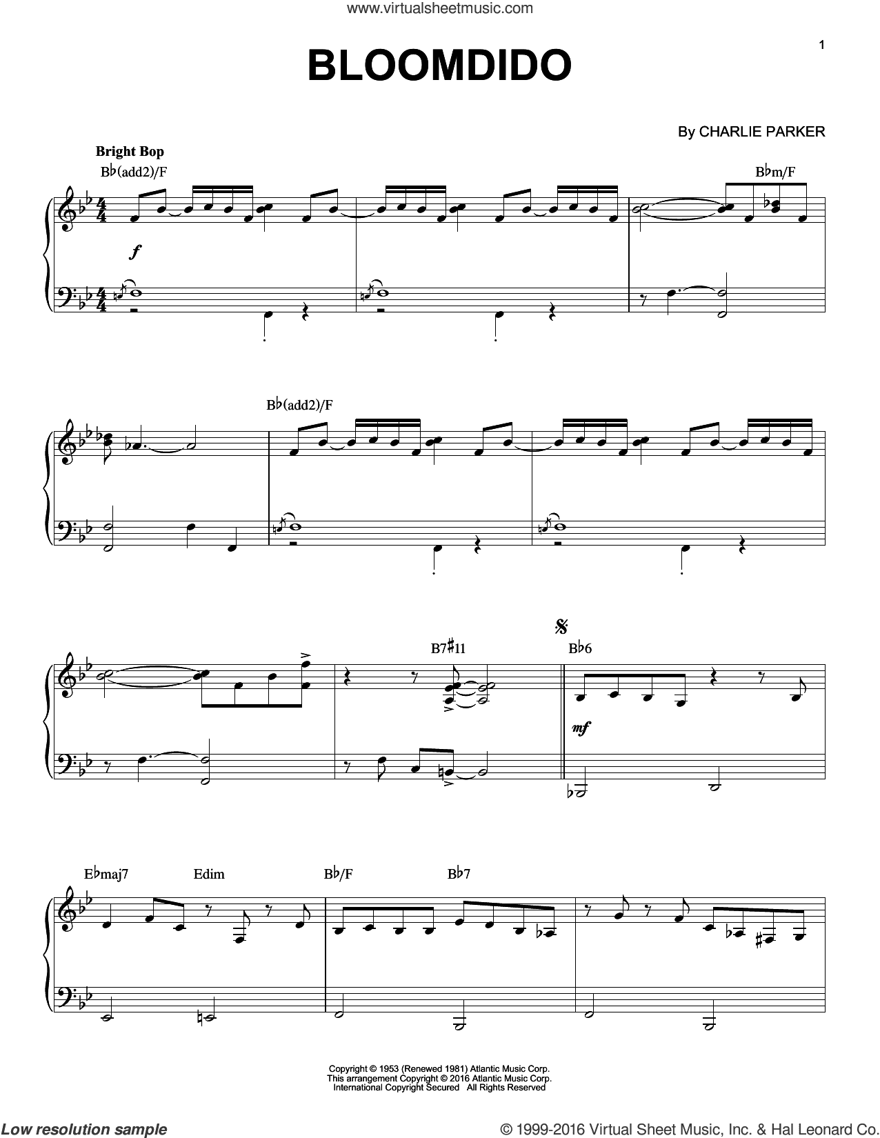 Bloomdido (arr. Brent Edstrom)