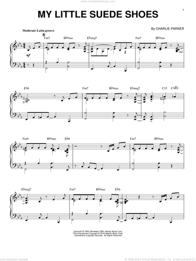 My Little Suede Shoes (arr. Brent Edstrom)