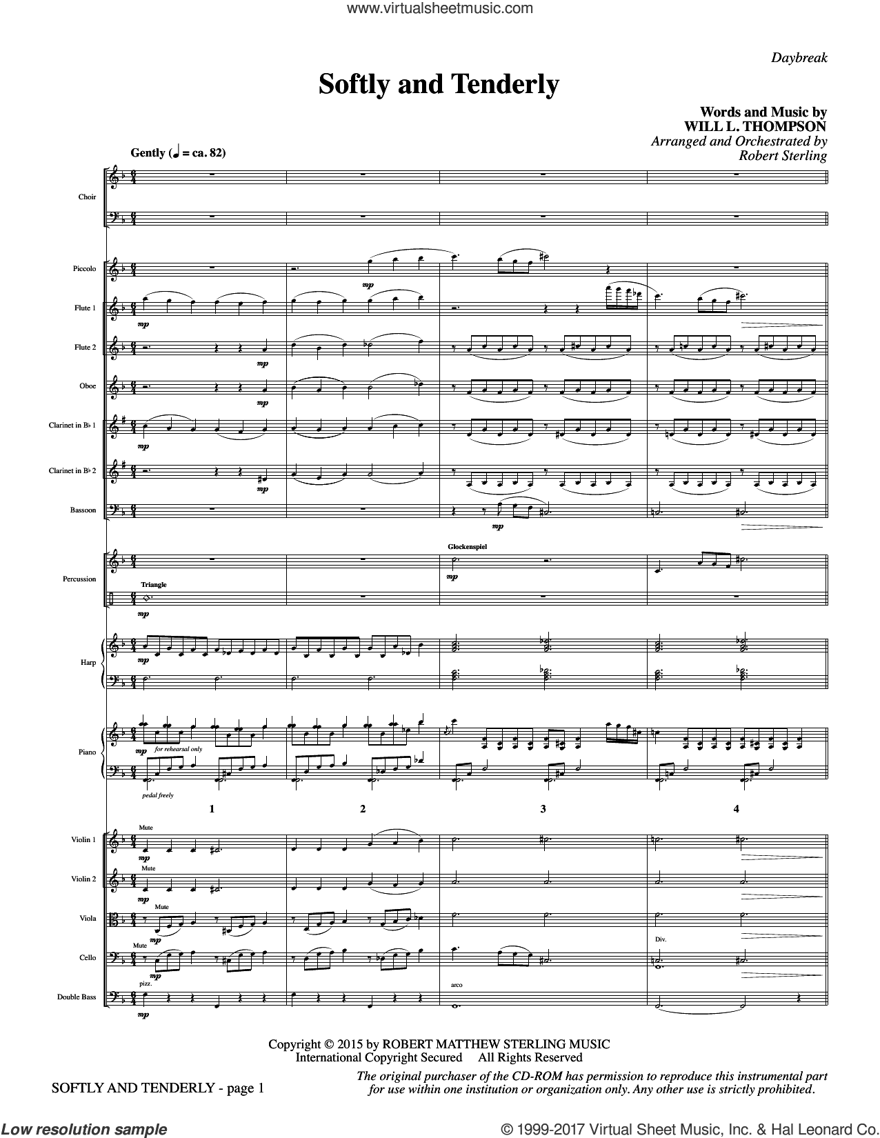 Softly and Tenderly (COMPLETE)