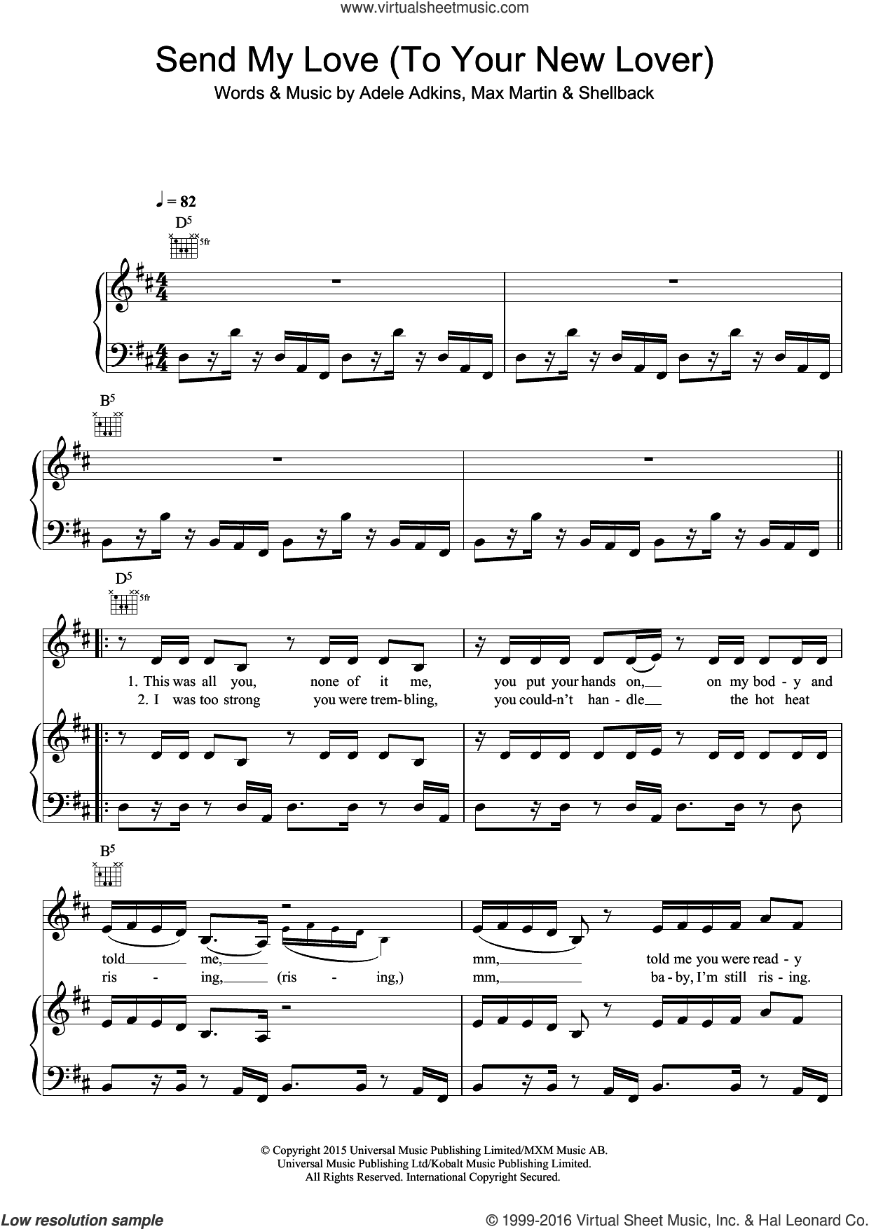 Send My Love (To Your New Lover)