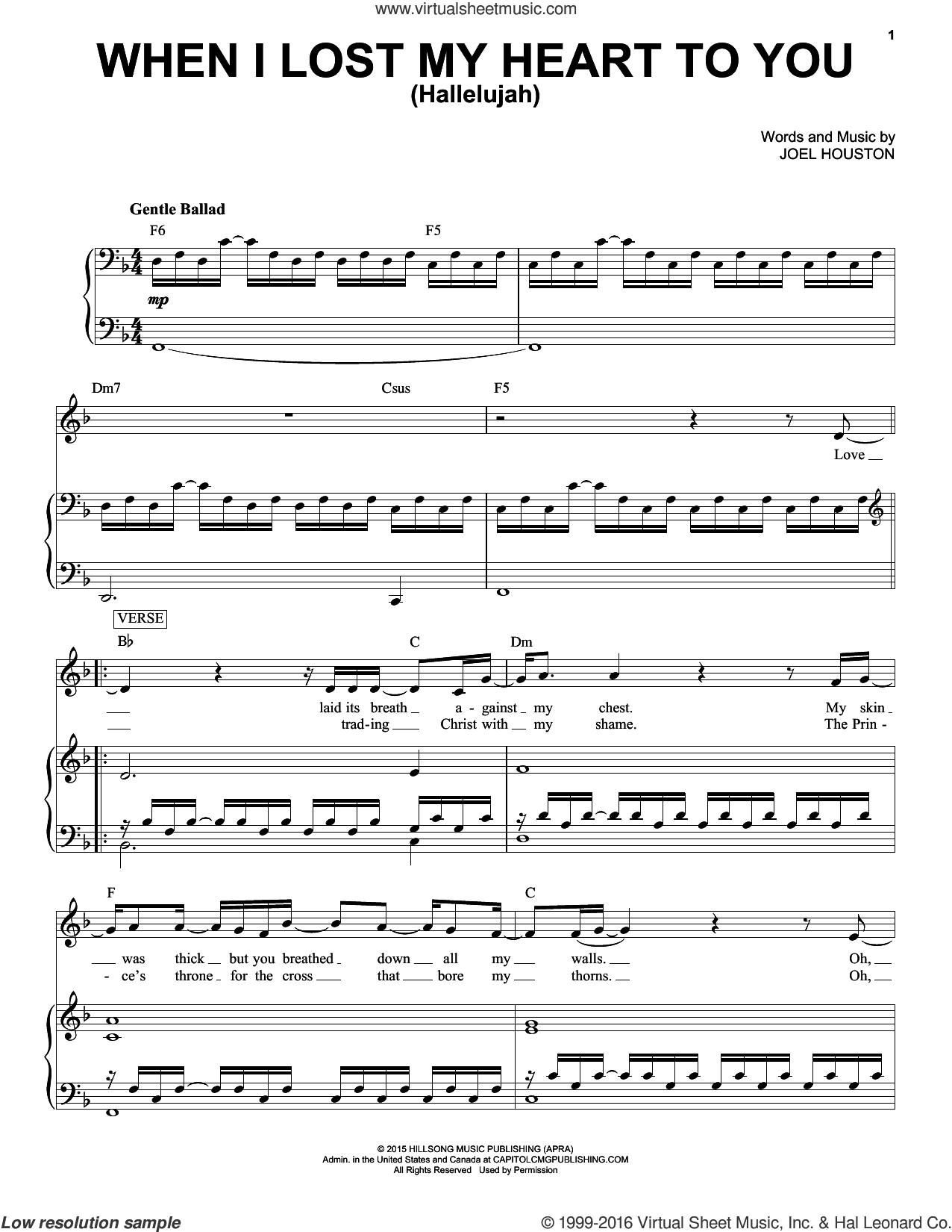 When I Lost My Heart To You (Hallelujah)