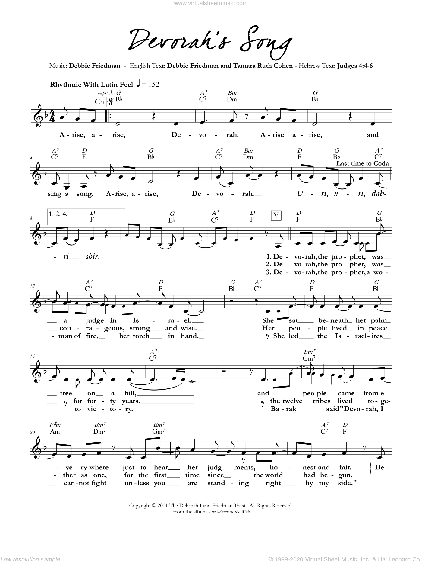 Devorah's Song