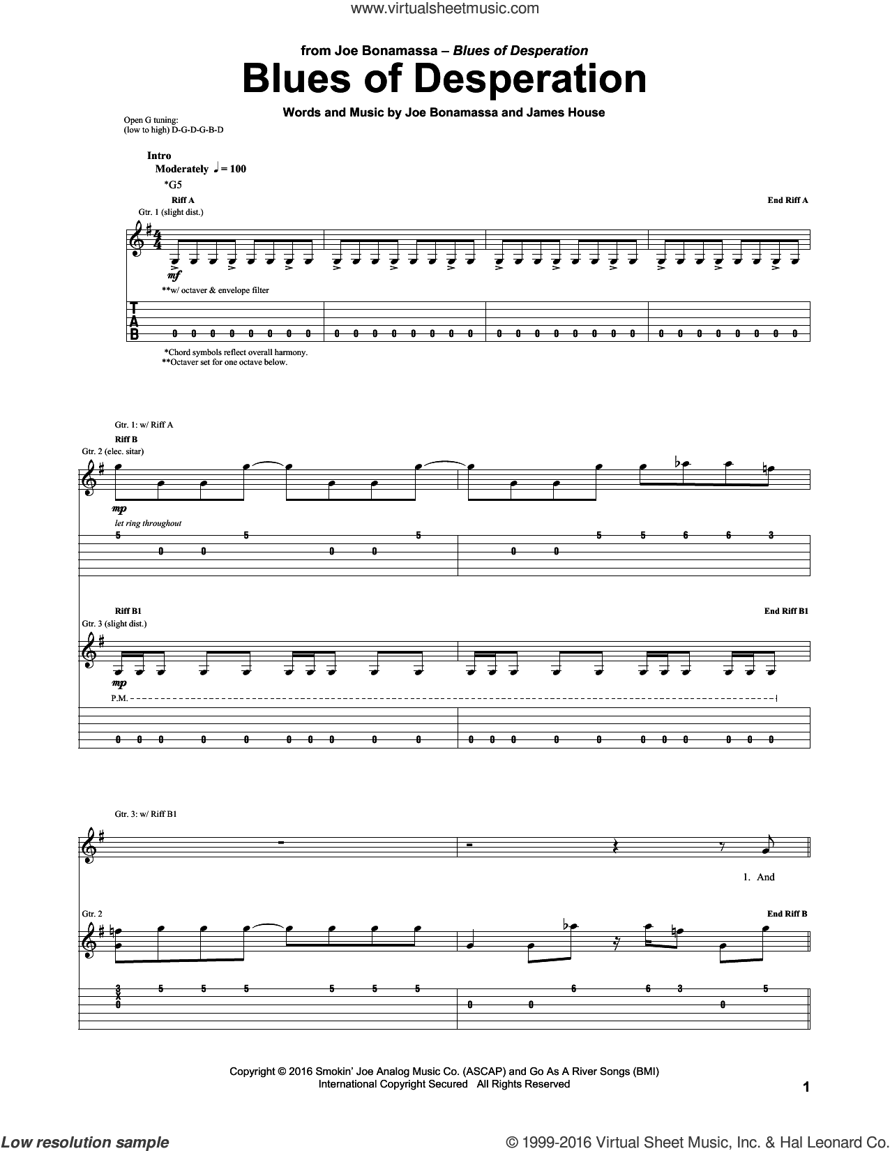 Blues Of Desperation