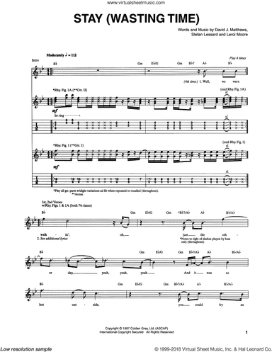 Stay (Wasting Time)