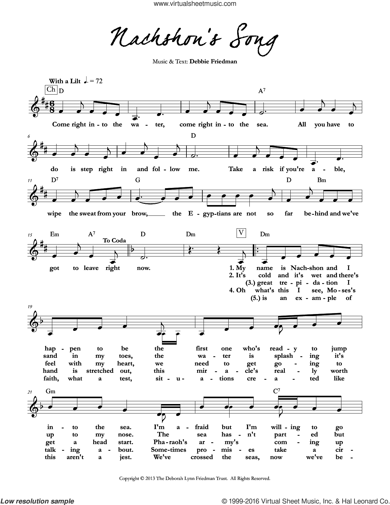 Nachshon's Song