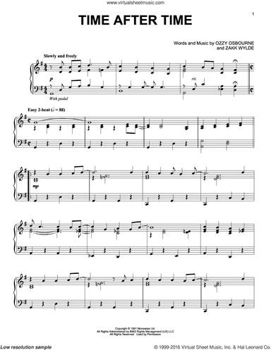 Time After Time [Jazz version]