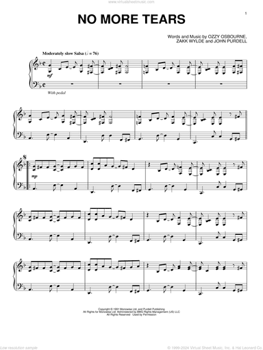No More Tears [Jazz version]