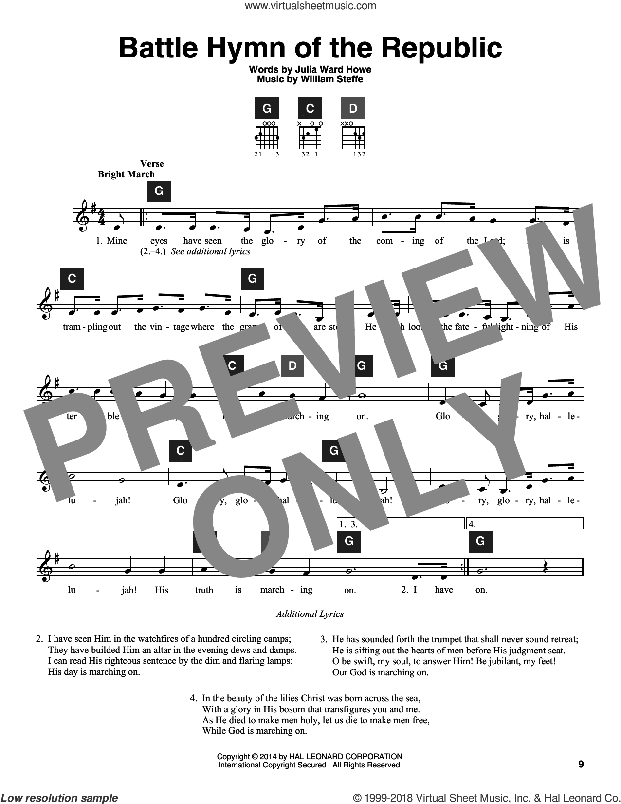 Battle Hymn Of The Republic