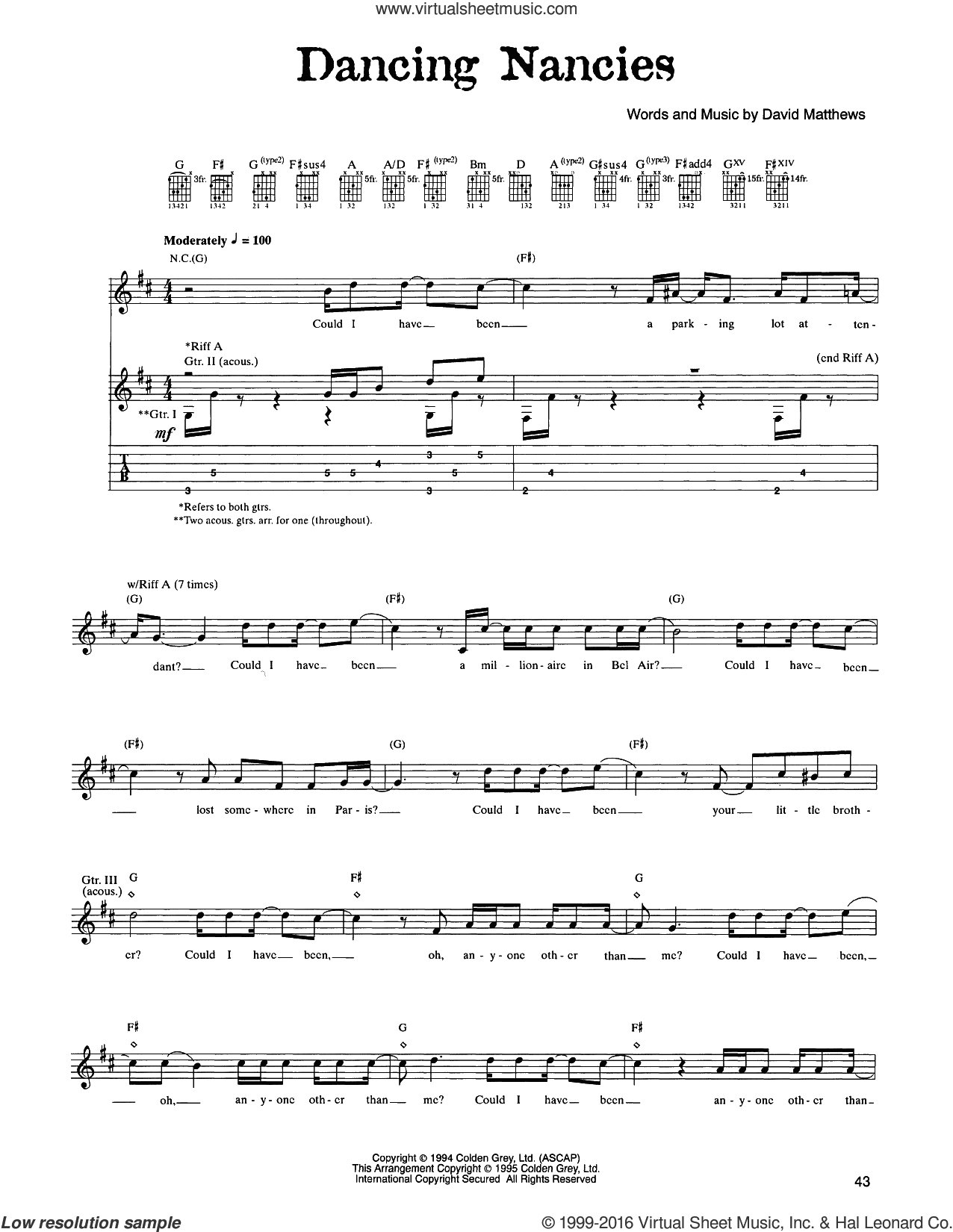 Dancing Nancies