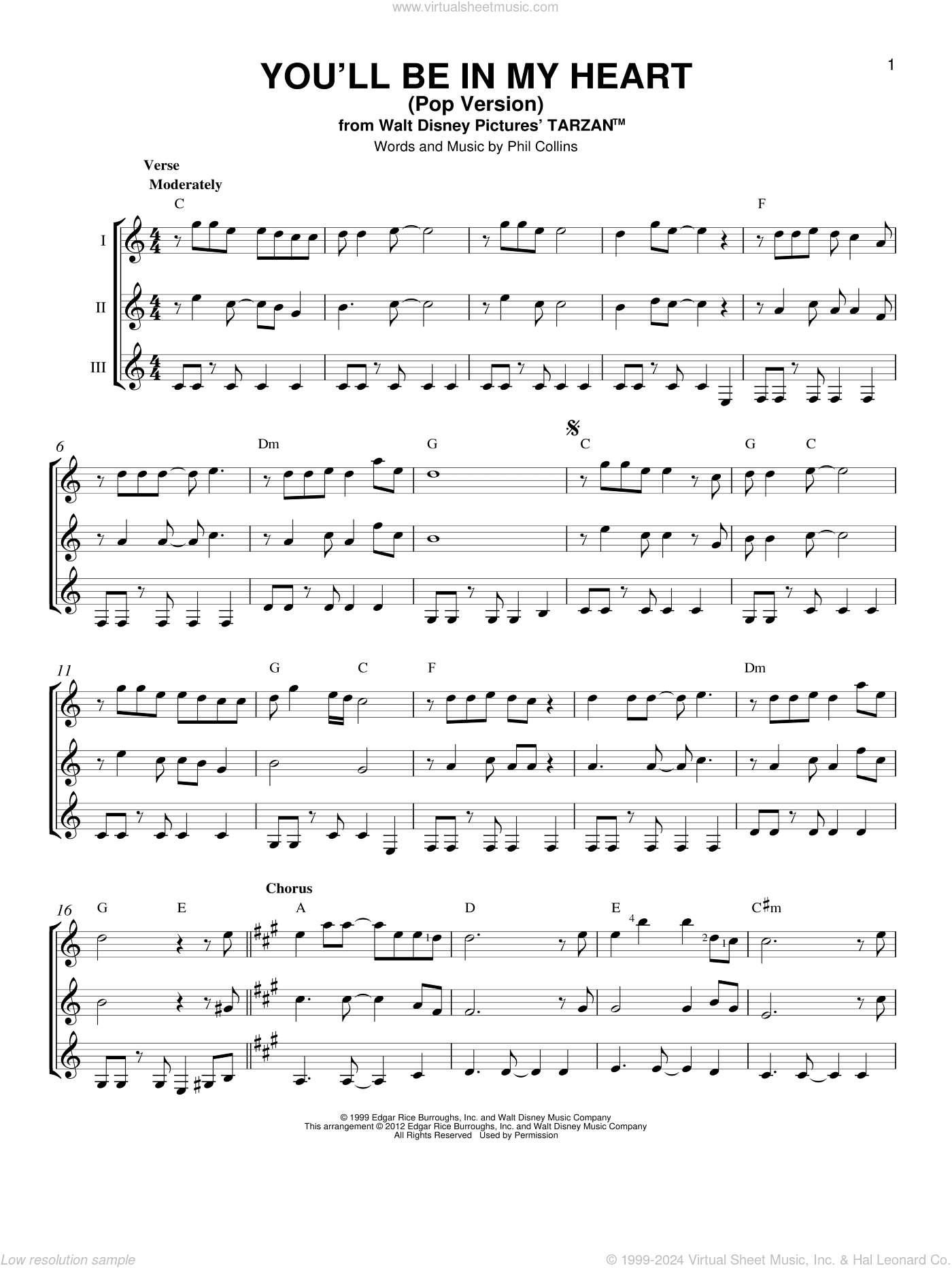 You'll Be In My Heart (Pop Version) (from Tarzan)