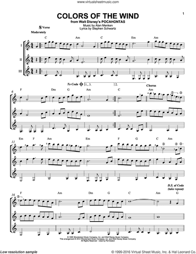 Colors Of The Wind (from Pocahontas)