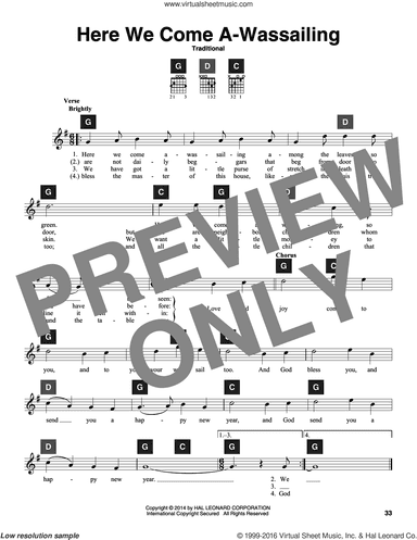 Here We Come A-Wassailing