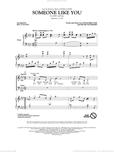 Someone Like You (arr. Jill Gallina)