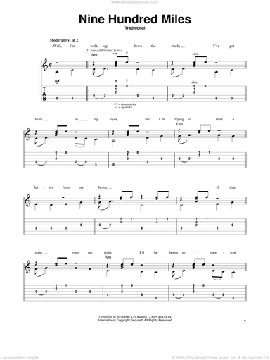 Nine Hundred Miles (arr. Mark Phillips)