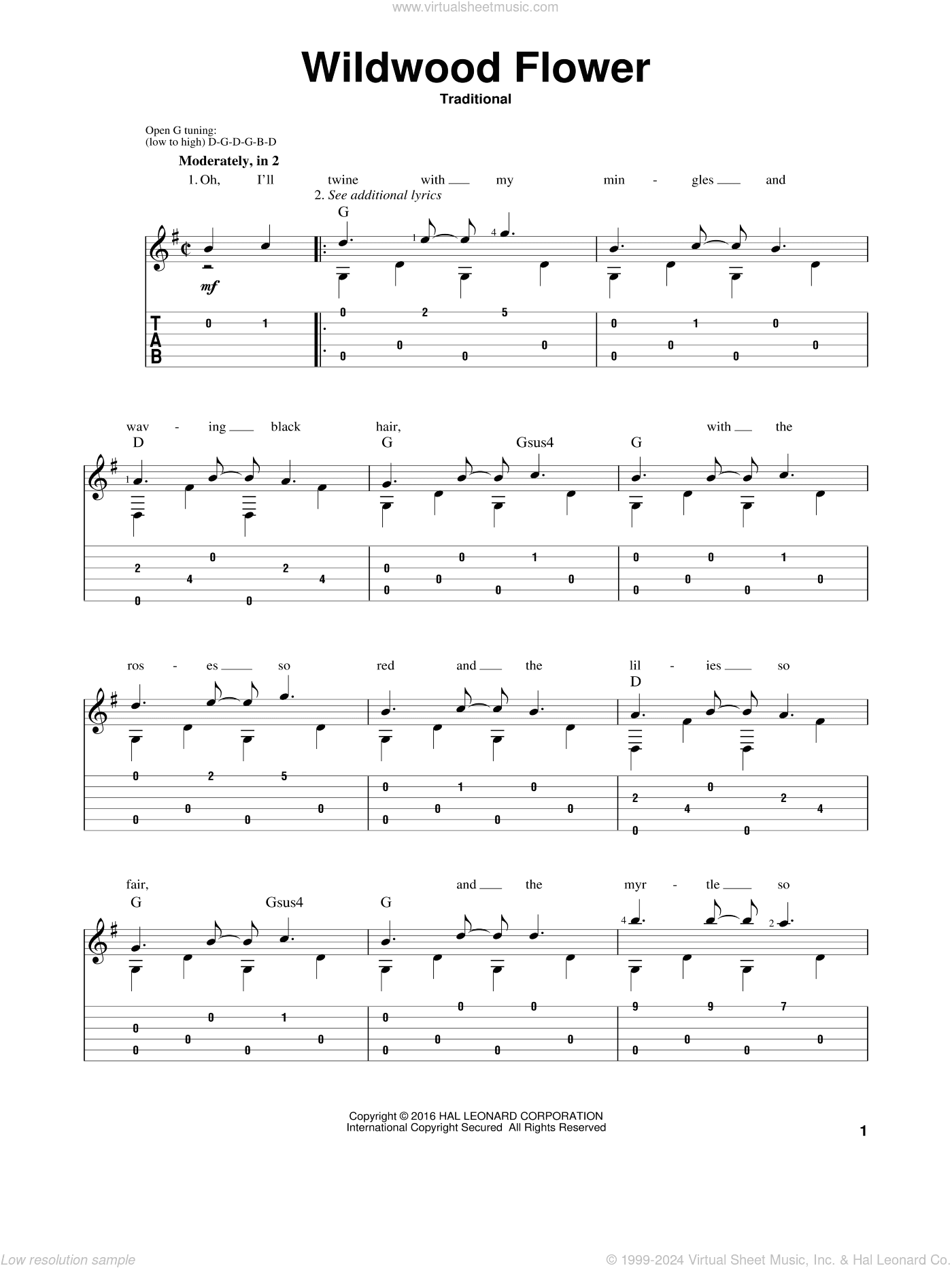 Wildwood Flower (arr. Mark Phillips)