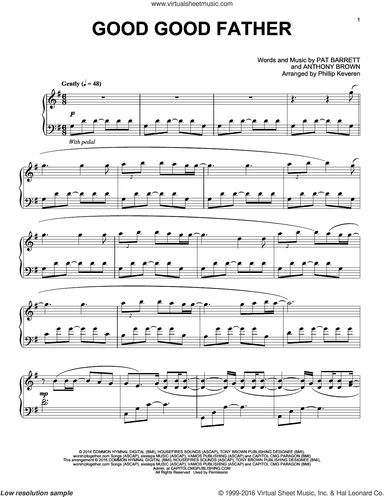 Good Good Father (arr. Phillip Keveren)