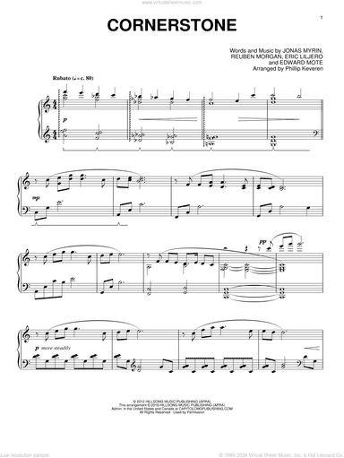 Cornerstone (arr. Phillip Keveren), (intermediate)