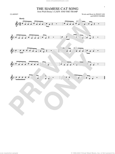 The Siamese Cat Song (from Lady And The Tramp)
