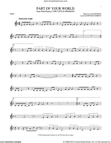 Part Of Your World (from The Little Mermaid)