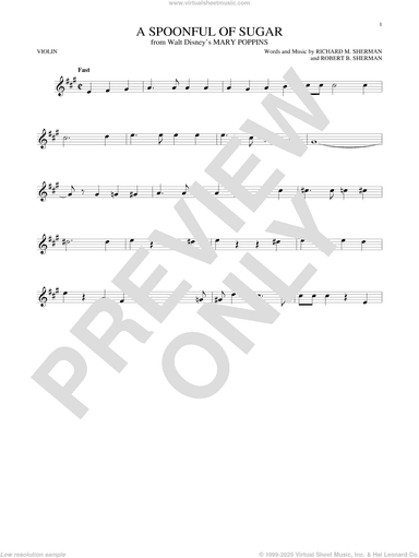 A Spoonful Of Sugar (from Mary Poppins)