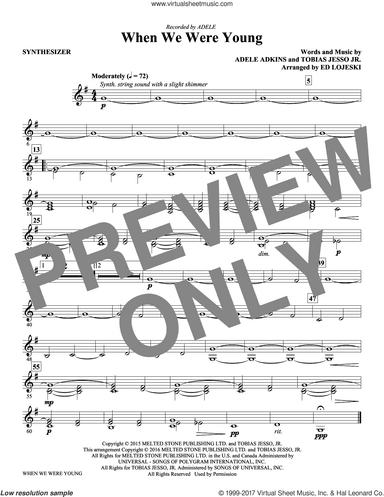 When We Were Young (arr. Ed Lojeski) (complete set of parts)