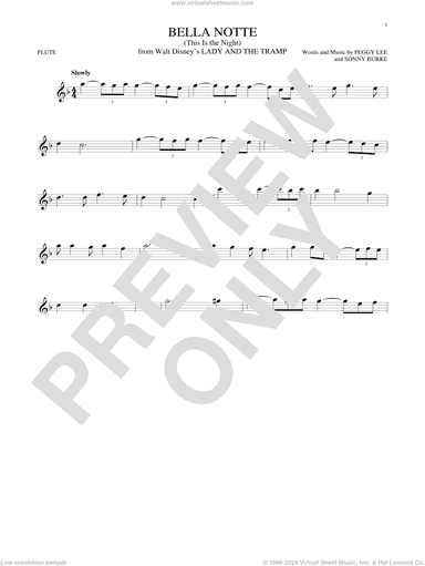 Bella Notte (This Is The Night) (from Lady And The Tramp)
