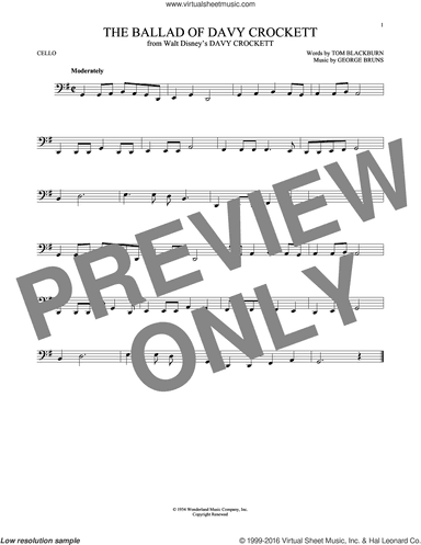 The Ballad Of Davy Crockett (from Davy Crockett)