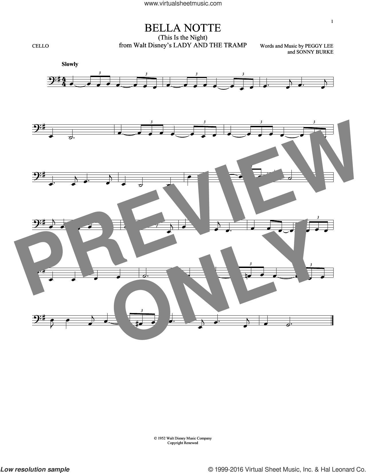Bella Notte (This Is The Night) (from Lady And The Tramp)