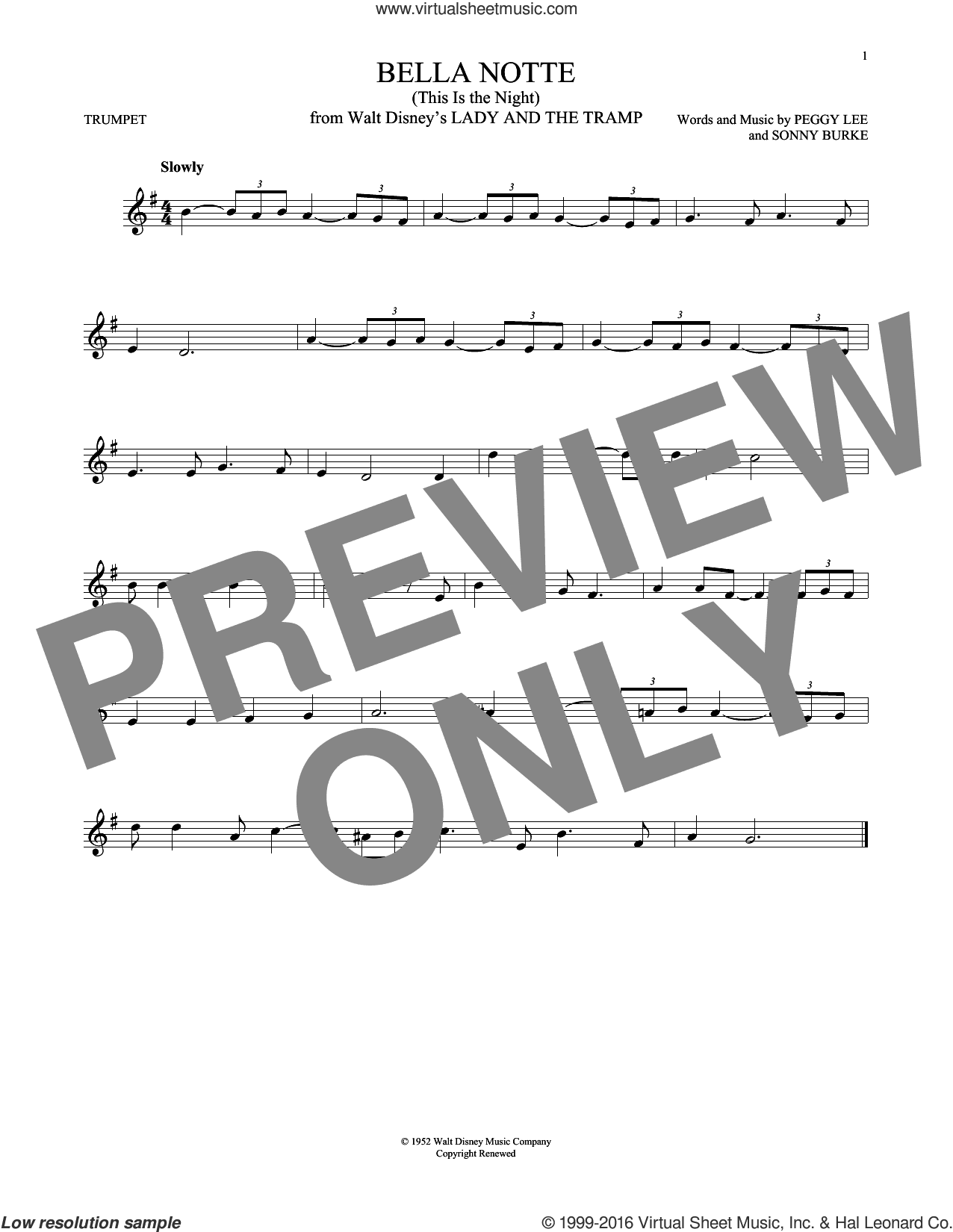 Bella Notte (This Is The Night) (from Lady And The Tramp)
