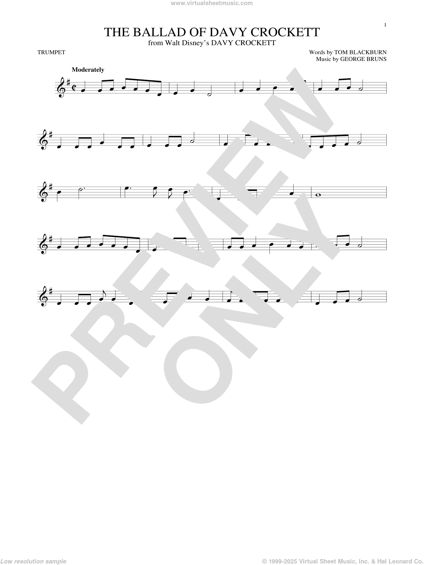 The Ballad Of Davy Crockett (from Davy Crockett)
