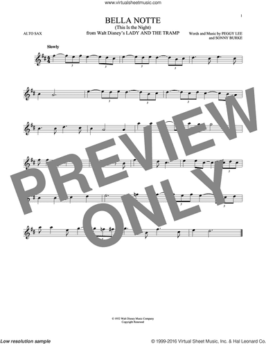 Bella Notte (This Is The Night) (from Lady And The Tramp)