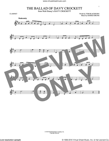 The Ballad Of Davy Crockett (from Davy Crockett)