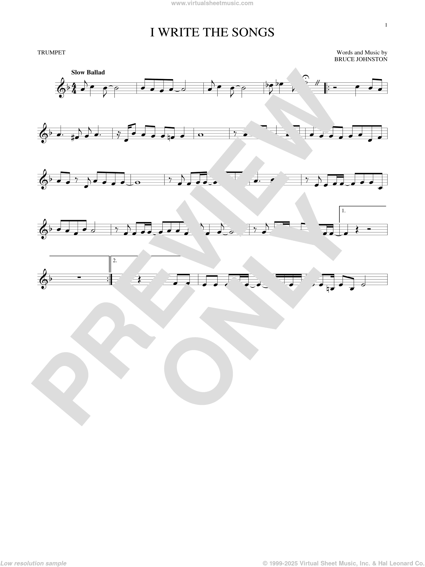 I Write The Songs